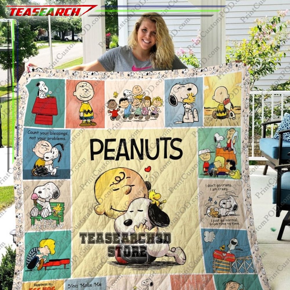 NEW Disney The Peanuts Snoopy Quilt Blanket