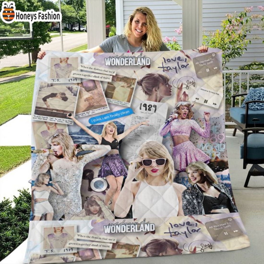 TOP SELLER Taylor Swift Wonderland Quilt Blanket