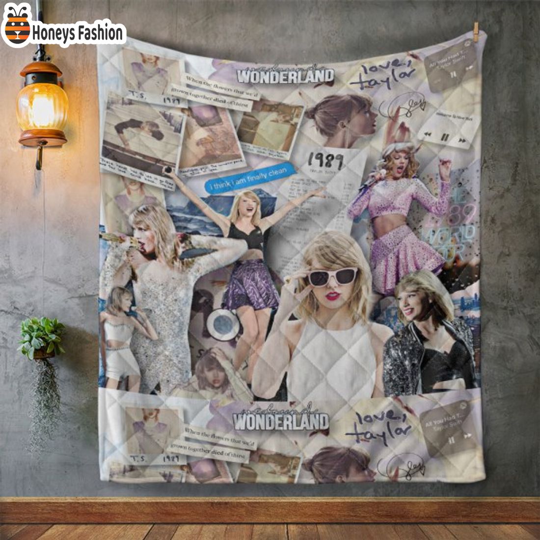 TOP SELLER Taylor Swift Wonderland Quilt Blanket