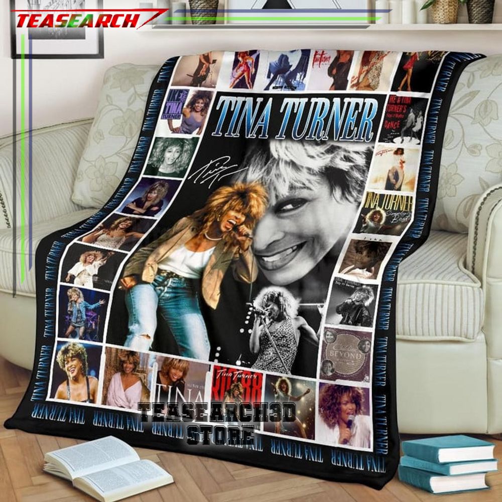 NEW Tina Turner Anna Mae Bullock Signature Quilt Blanket