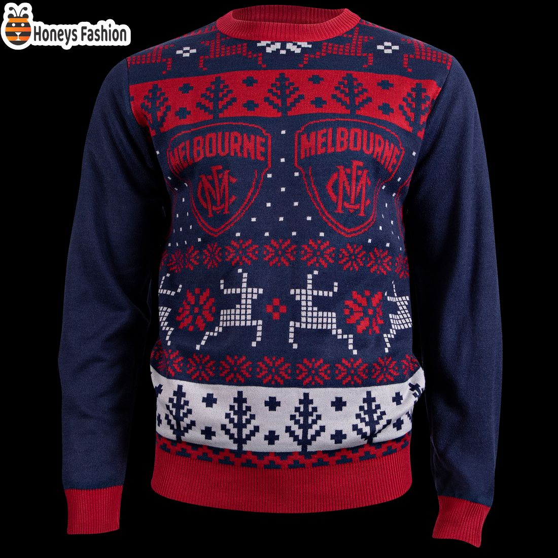 TRENDING Melbourne Demons Ugly Christmas Sweater