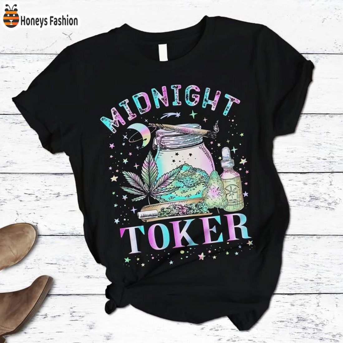 TRENDING Midnight Toker Canabis Christmas Pajamas Set