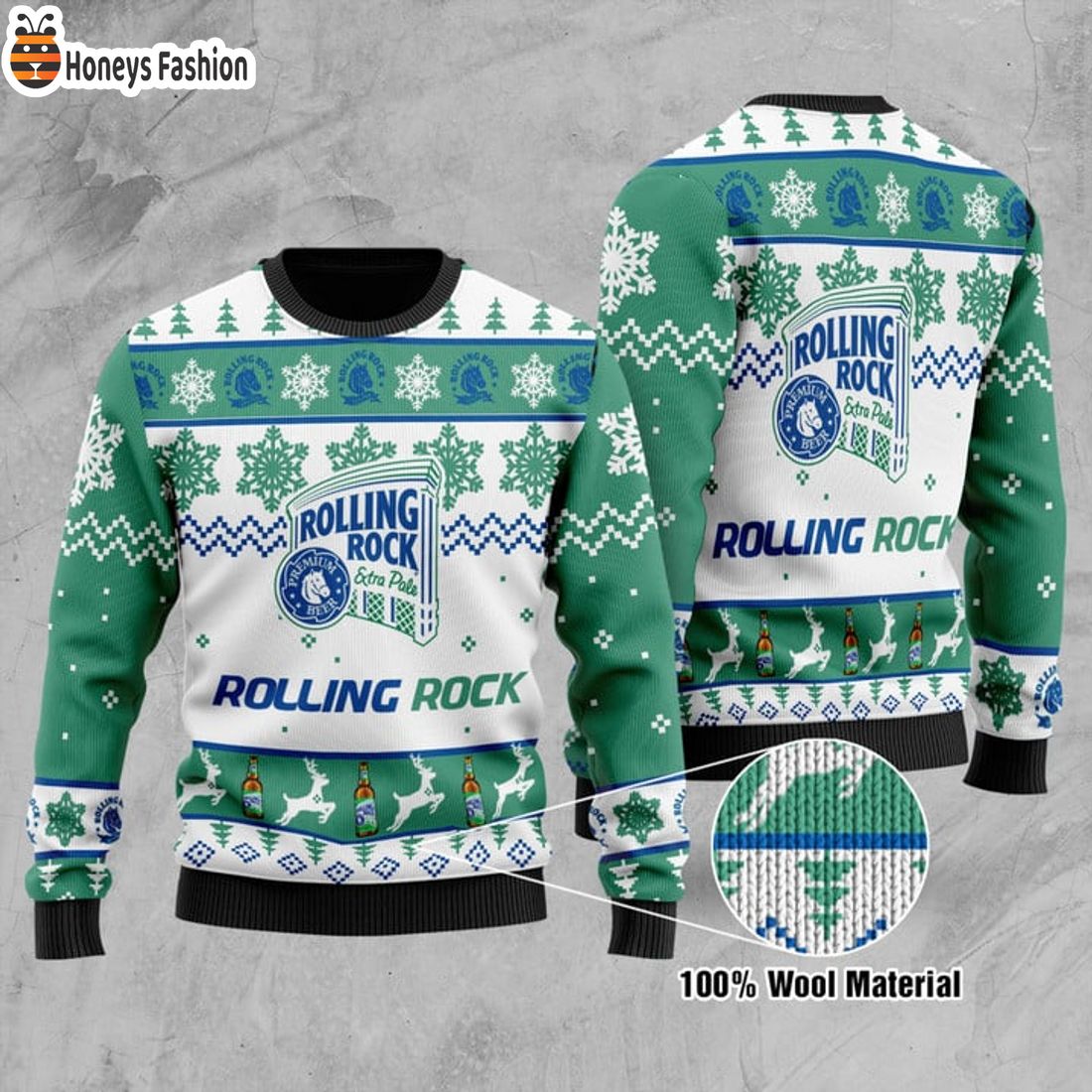 TRENDING Rolling Rock Extra Pale Ugly Christmas Sweater