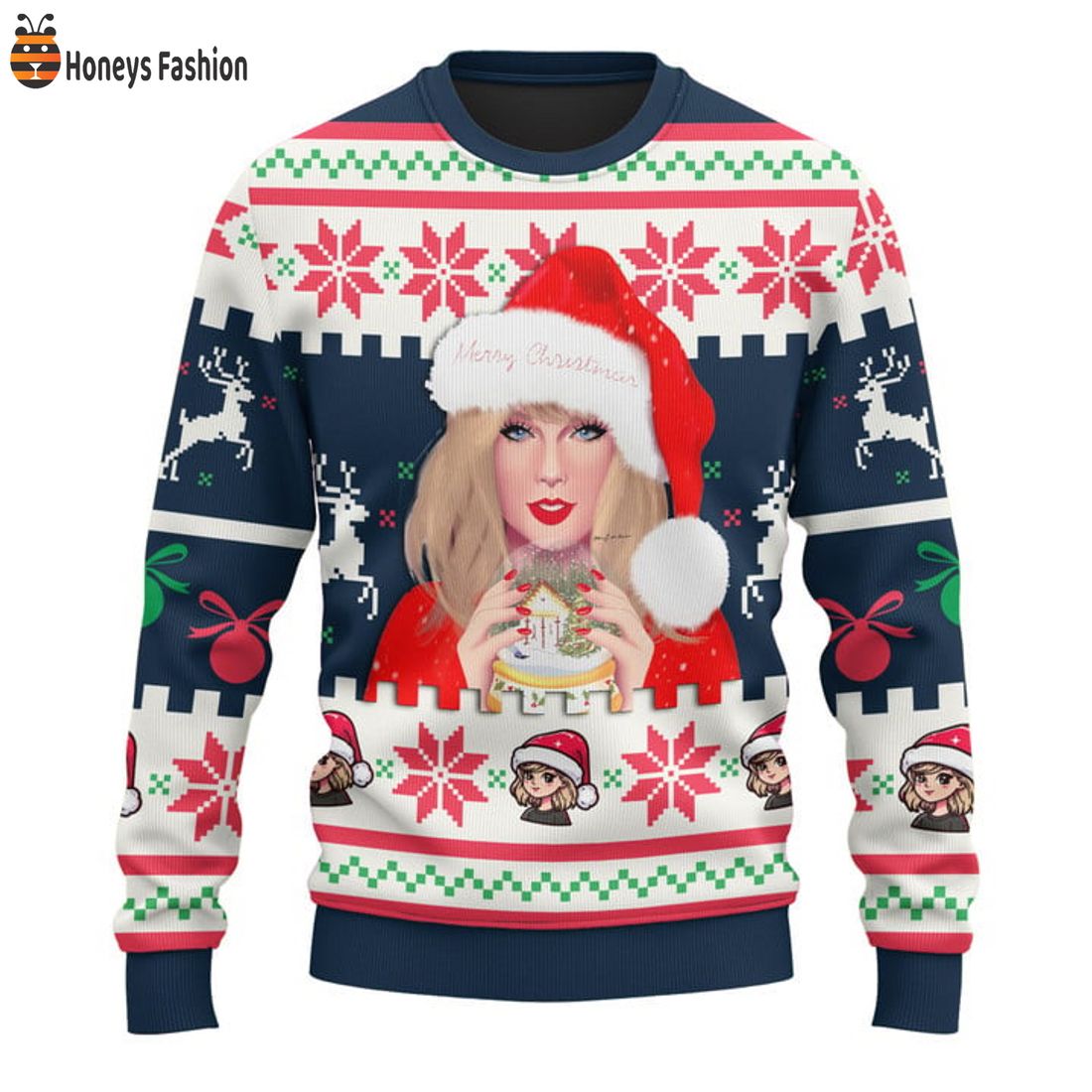 TRENDING Taylor Swift Merry Swiftmas Ugly Christmas Sweater