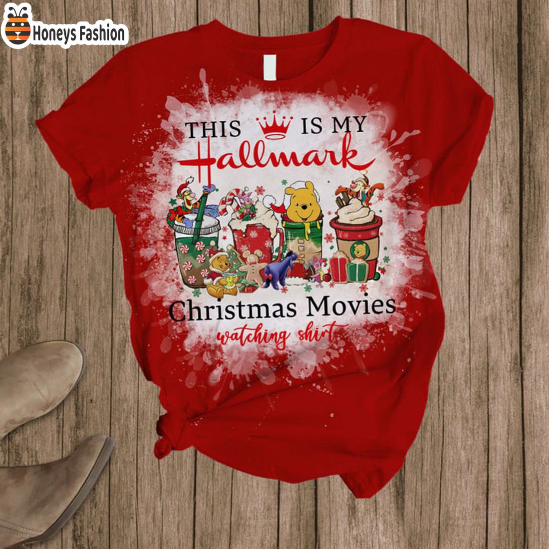 TRENDING Winnie the Pooh This Is My Hallmark Christmas Pajamas Set