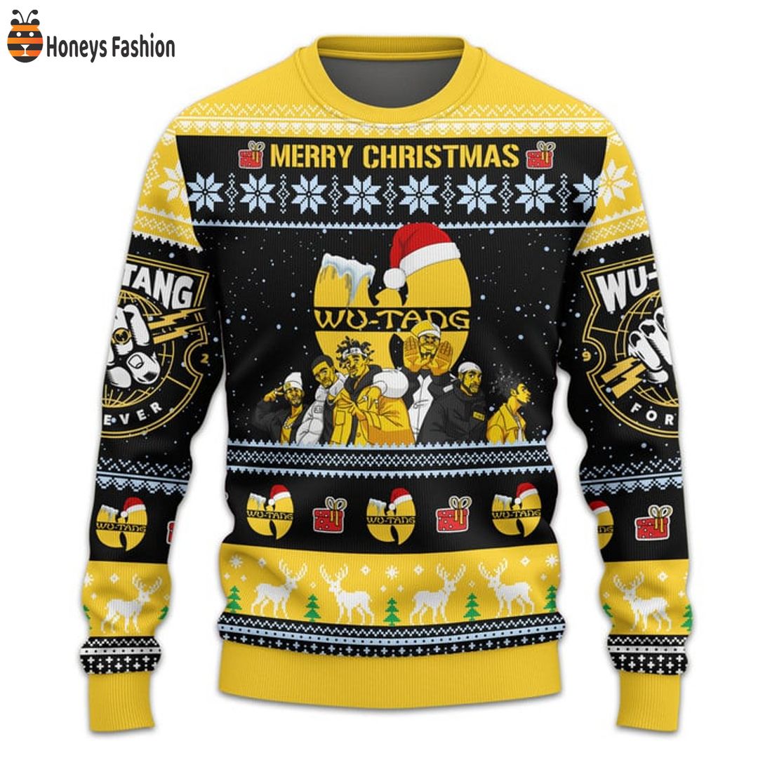 TRENDING Wu Tang Clan Snowflakes Ugly Christmas Sweater