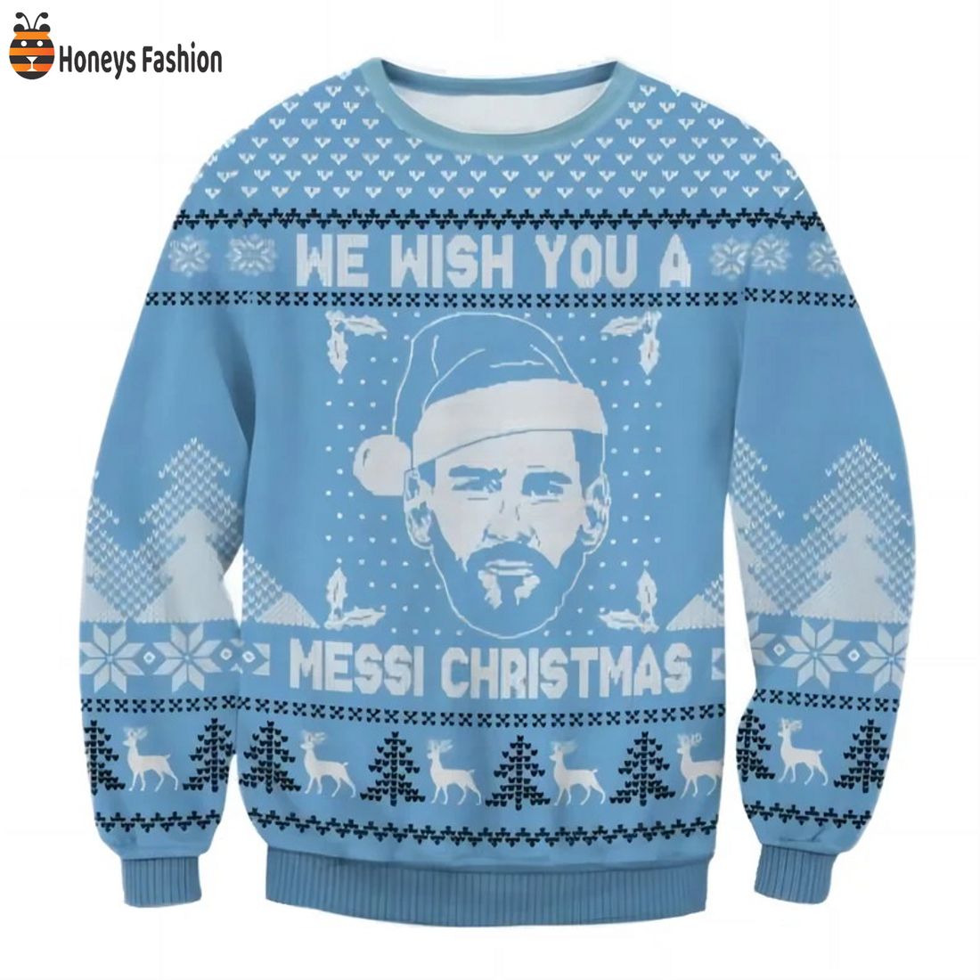 We Wish You A Messi Christmas Ugly Sweater