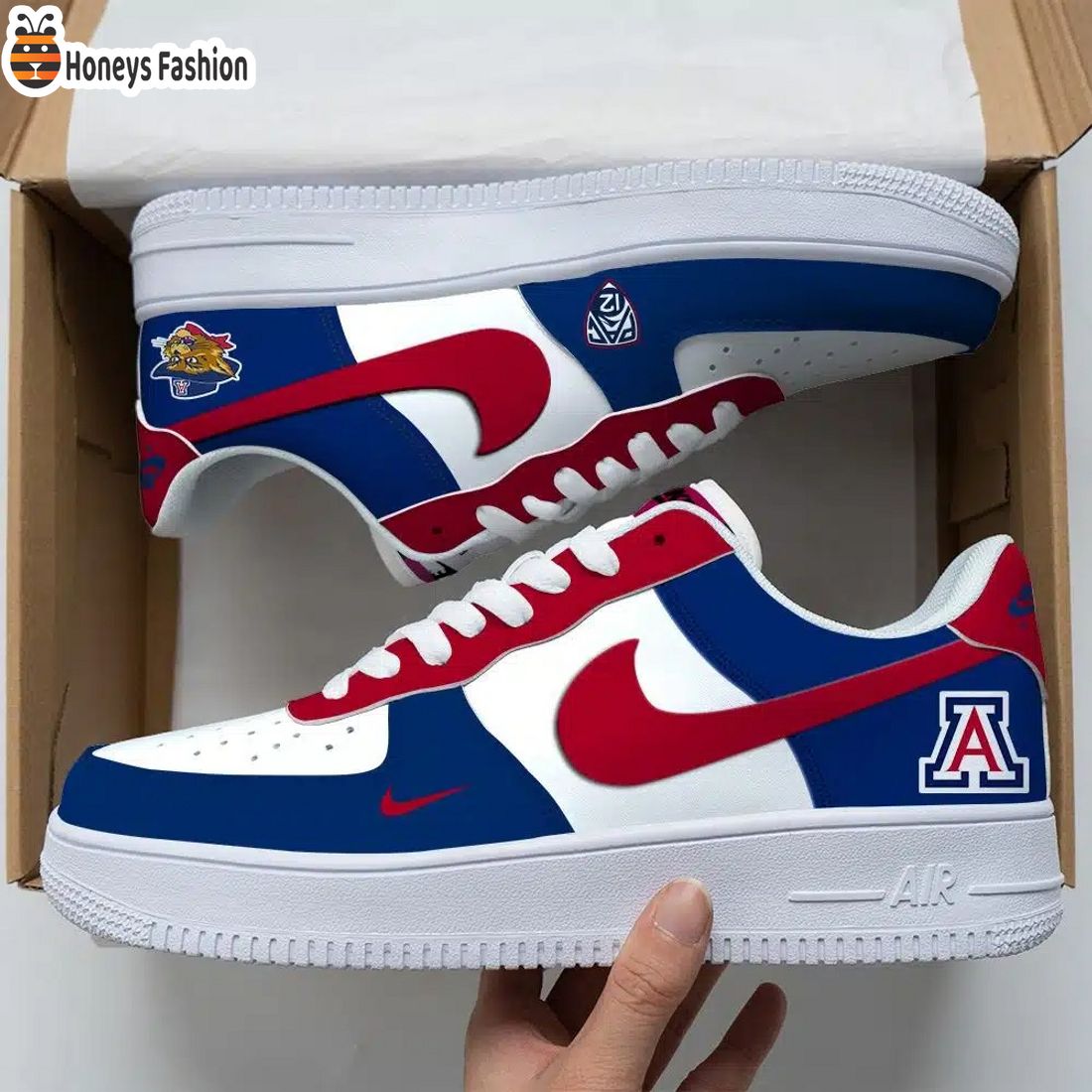 Arizona Wildcats Air Force Custom Nike Air Force Sneaker