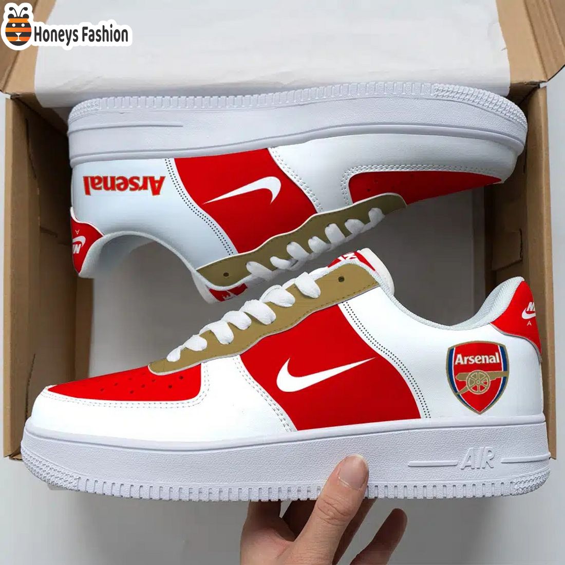 Arsenal EPL Air Force Custom Nike Air Force Sneaker