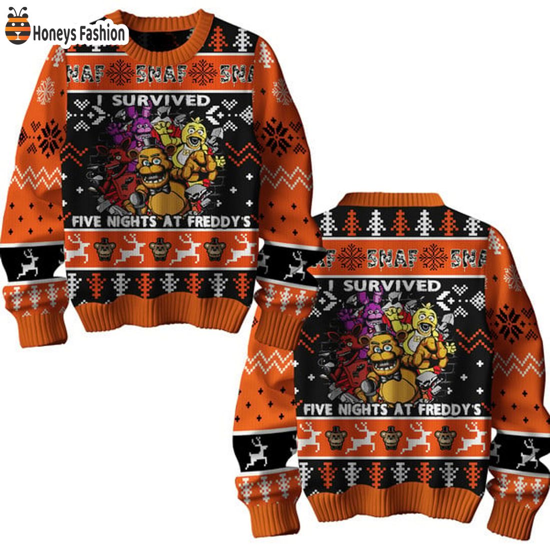 BEST 5NAF Ask The 5NAFK Crew Ugly Christmas Sweater