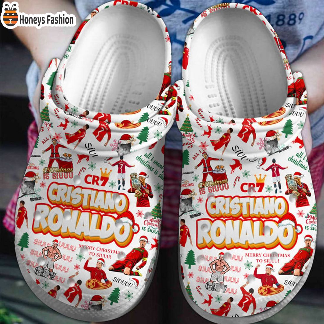 BEST Cristiano Ronaldo Cr7 King Is Siuuuuuuuuu Crocs Clog Shoes