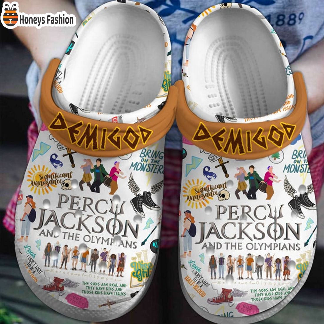 BEST Demigod Percy Jackson And The Olympians Crocs Clog Shoes