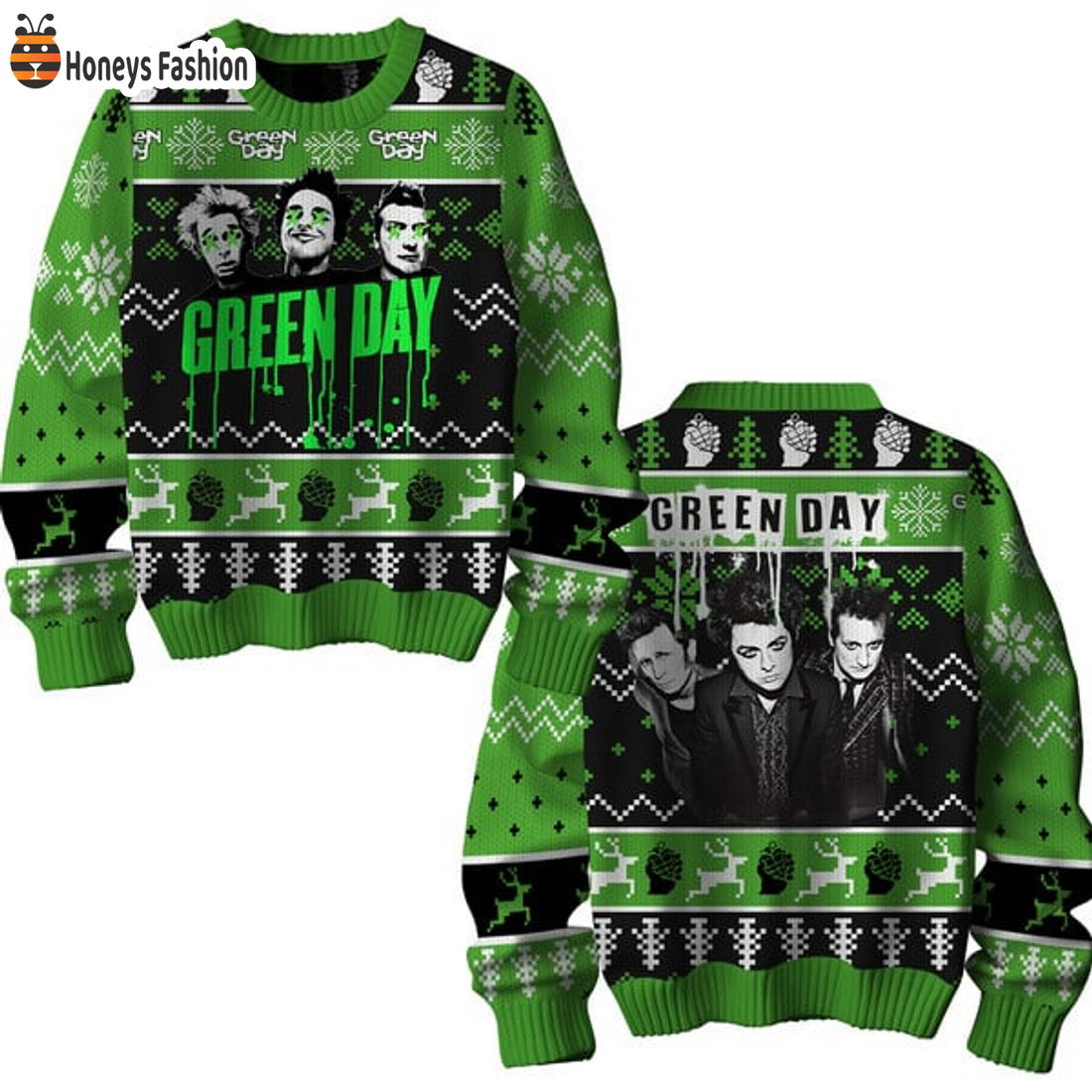 BEST Green Day Boulevard of Broken Dreams Ugly Christmas Sweater