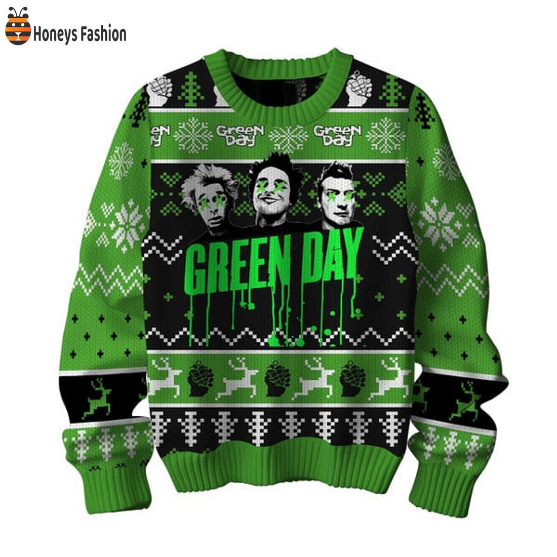 BEST Green Day Boulevard of Broken Dreams Ugly Christmas Sweater