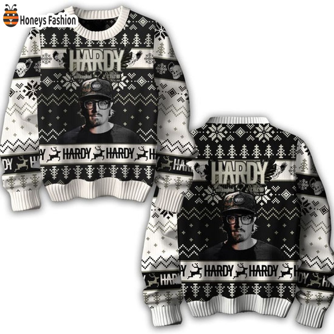 BEST Hardy Give Heaven Some Hell Ugly Christmas Sweater