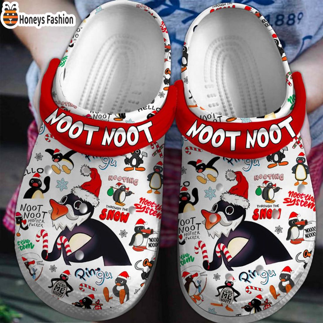 BEST Noot Noot Pingu Send Me Noots Crocs Clog Shoes