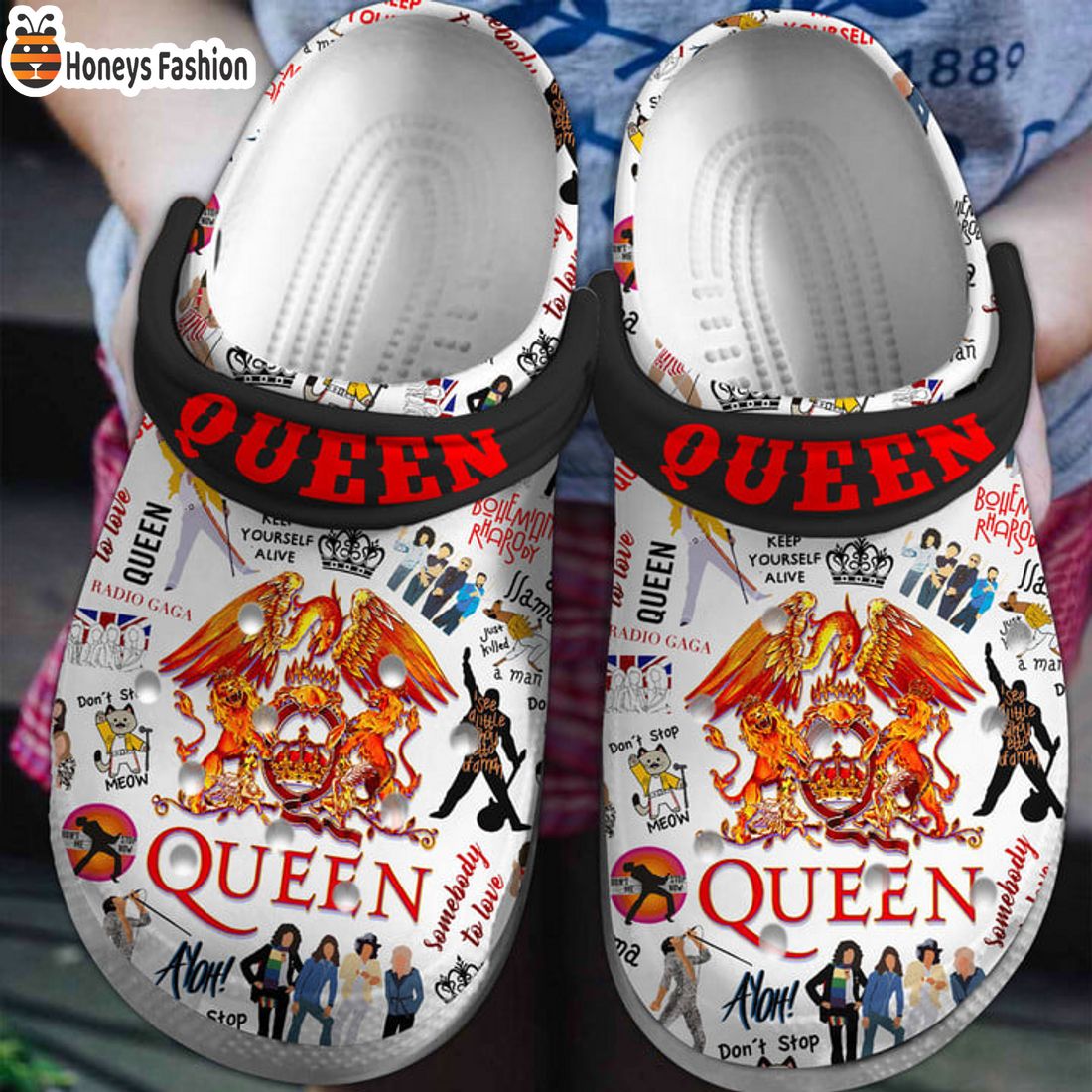 BEST Queen Somebody To Love Crocs Clog Shoes