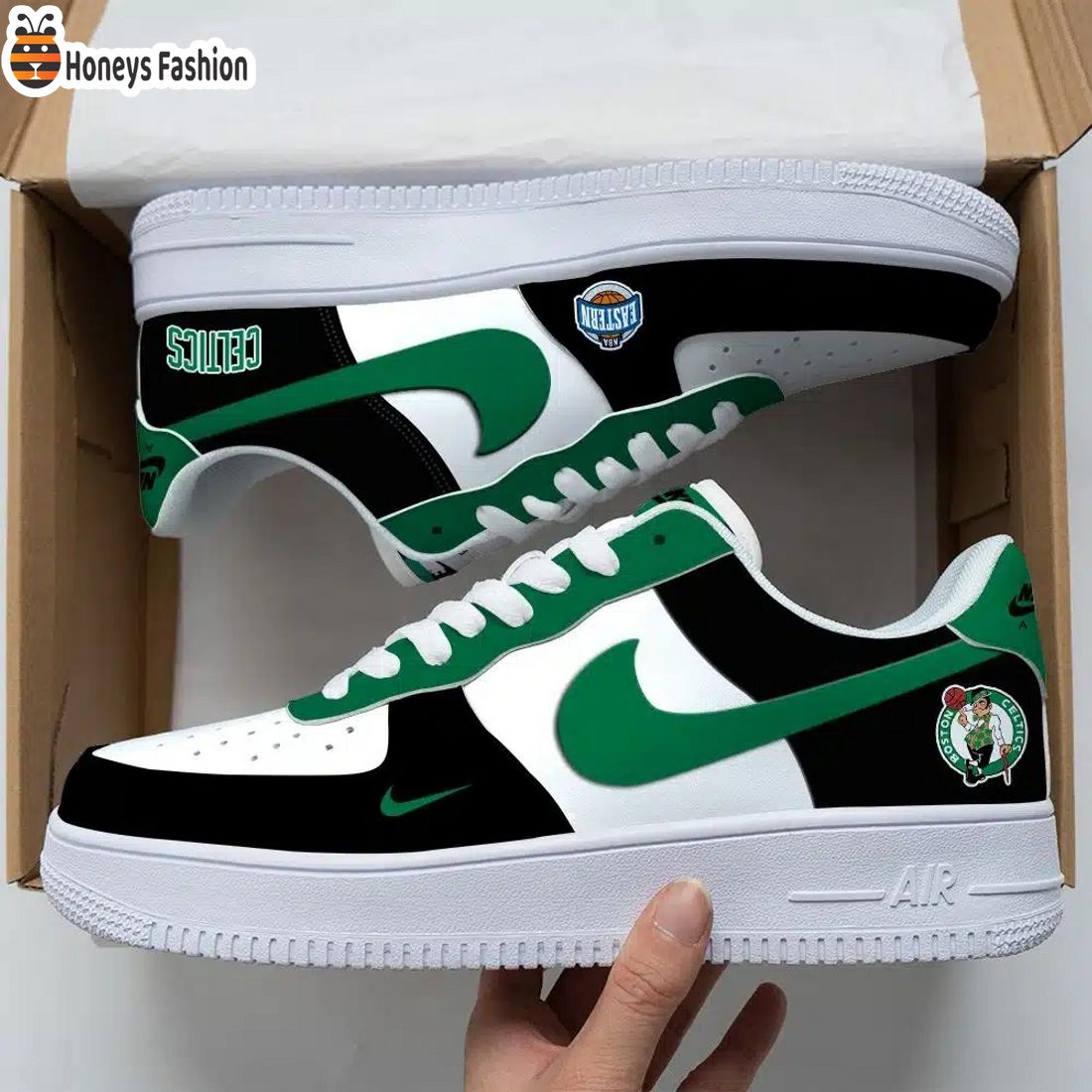 Boston Celtics NBA Air Force Custom Nike Air Force Sneaker