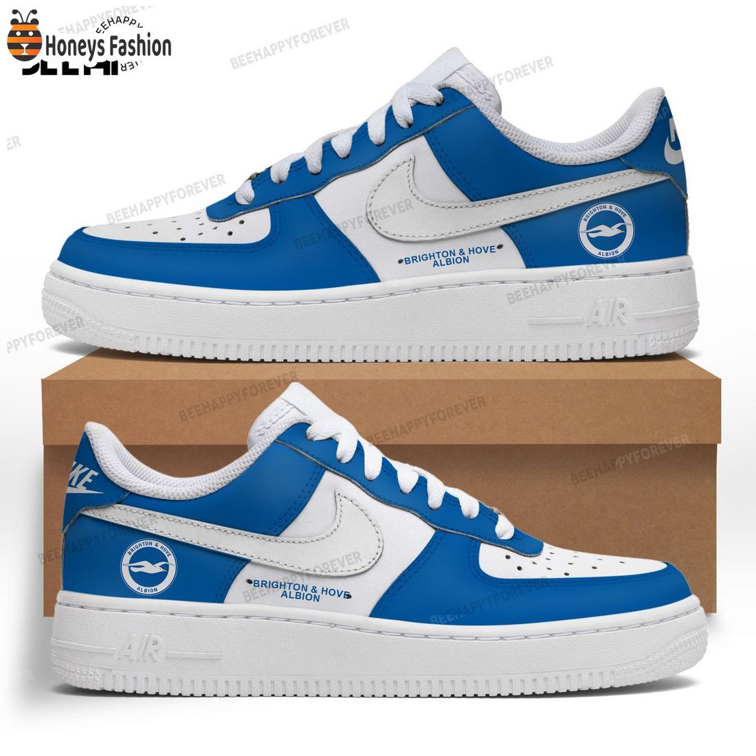 Brighton & Hove Albion Air Force Custom Nike Air Force Sneaker