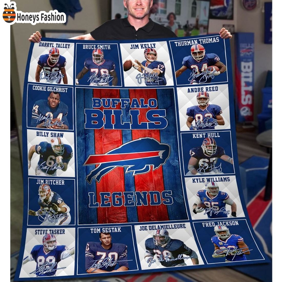 Buffalo Bills Legends Fleece Blanket