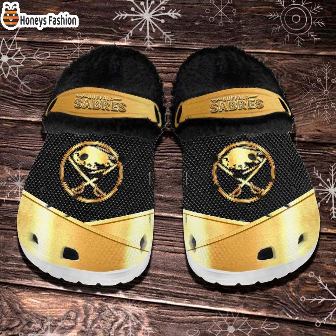 Buffalo Sabres NHL Fleece Crocs Clogs Shoes