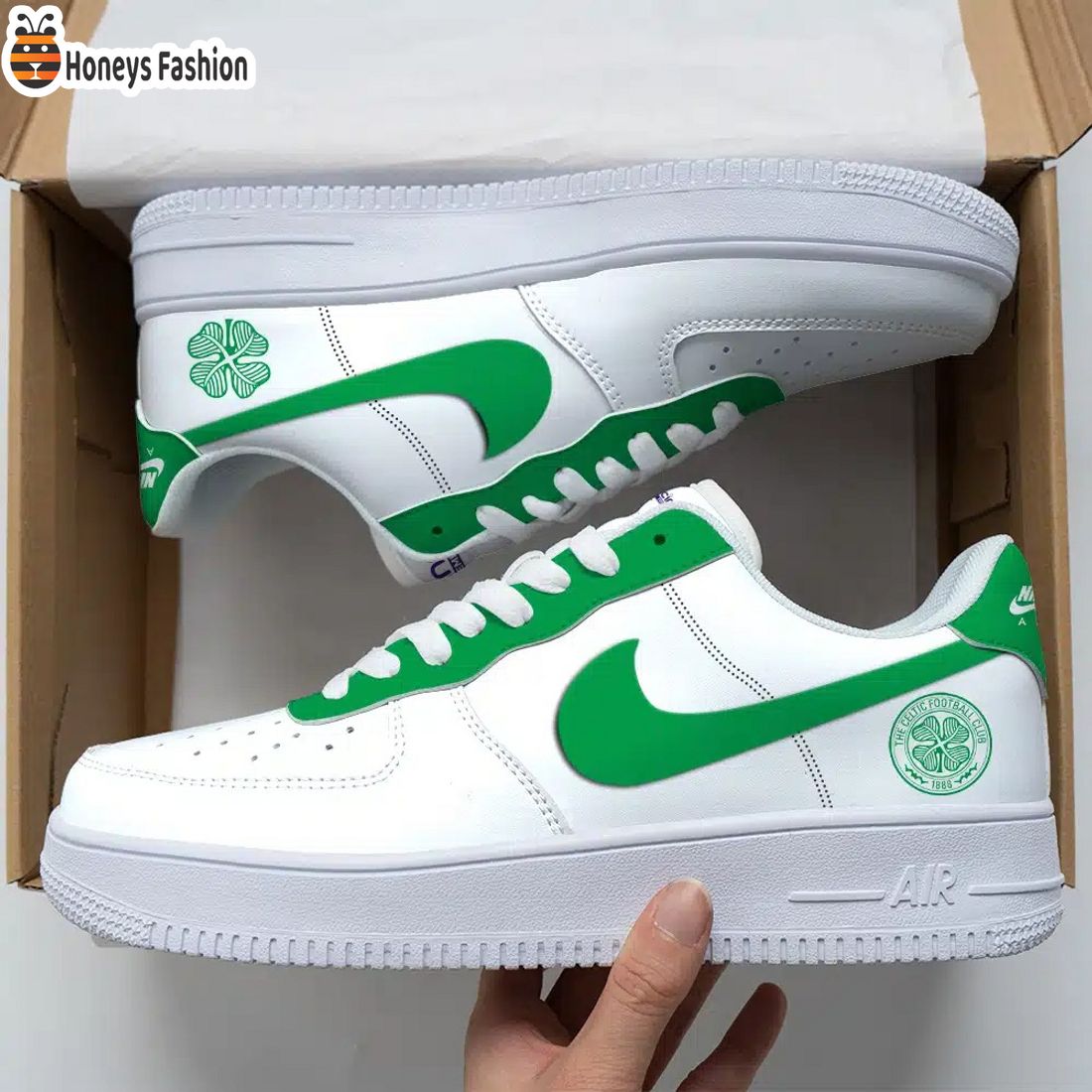 Celtic Football Club Air Force Custom Nike Air Force Sneaker