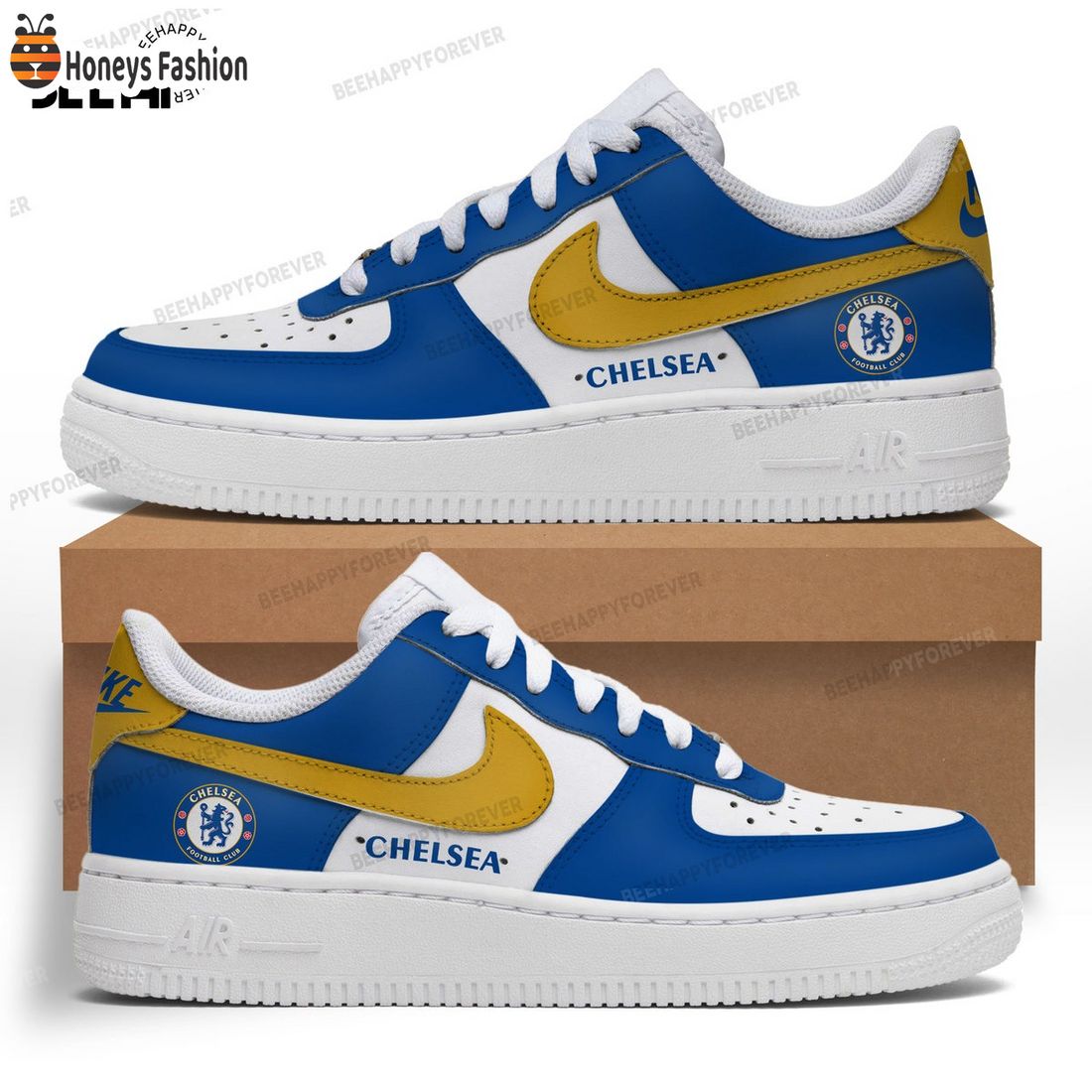 Chelsea Air Force Custom Nike Air Force Sneaker