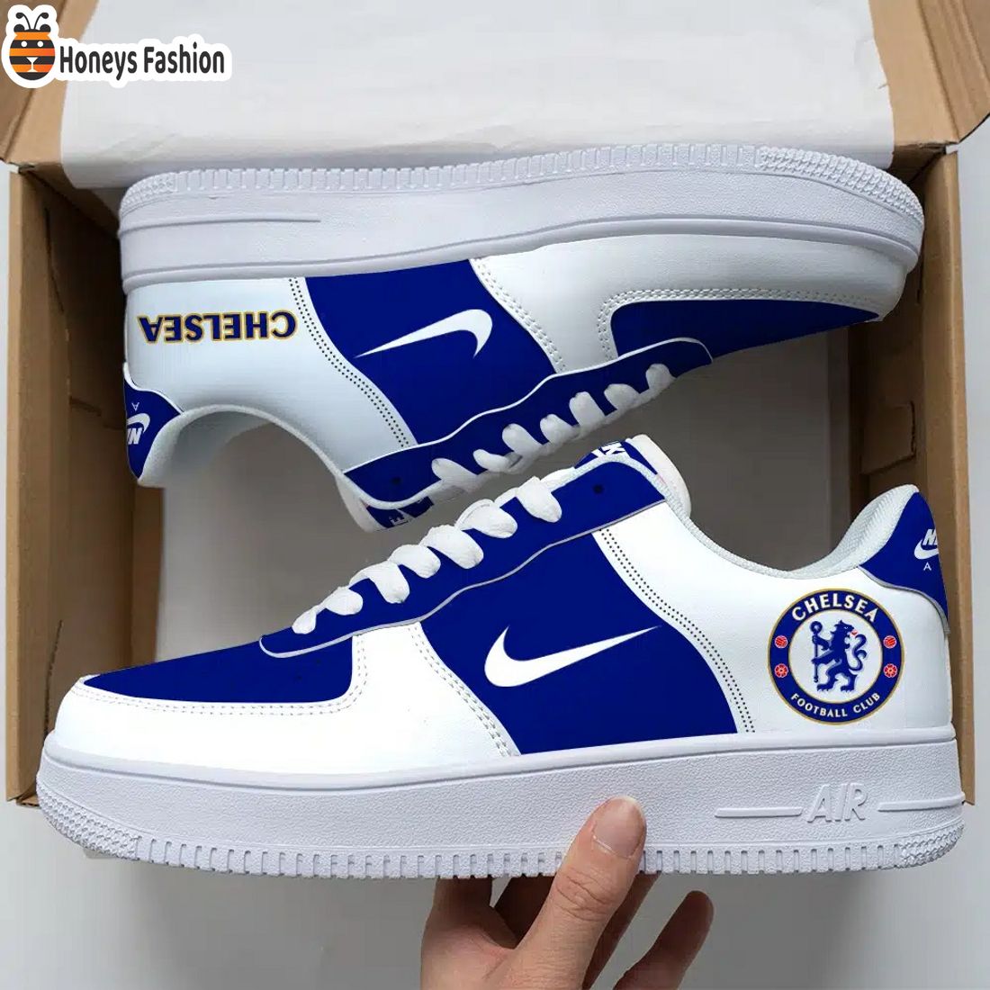 Chelsea EPL Air Force Custom Nike Air Force Sneaker