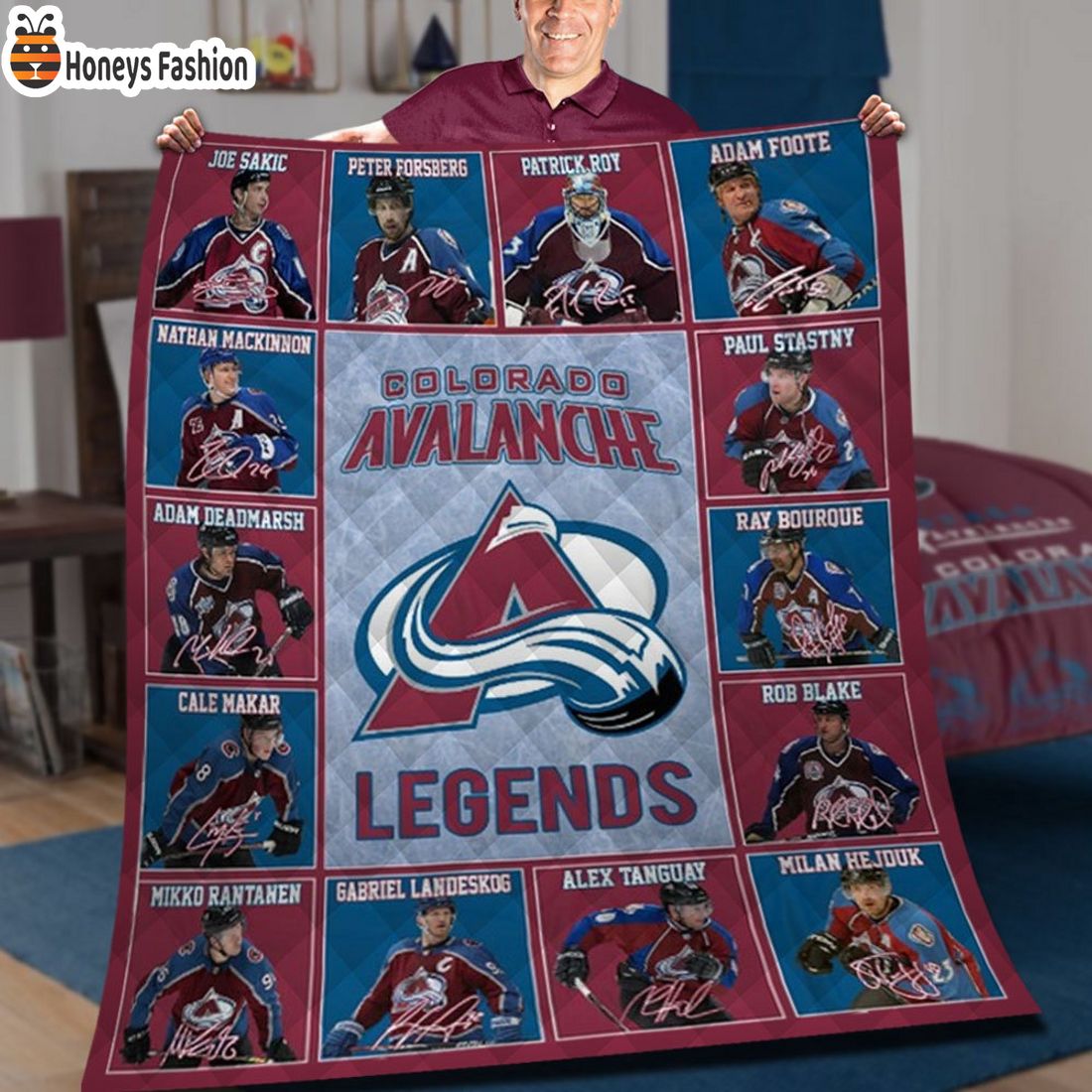 Colorado Avalanche Legends Fleece Blanket