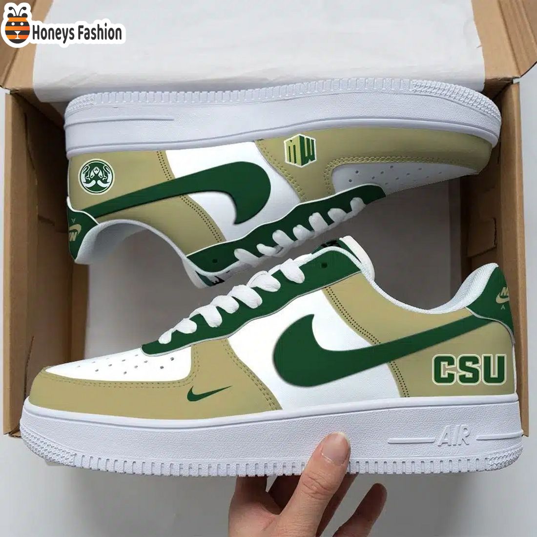 Colorado State Rams Air Force Custom Nike Air Force Sneaker