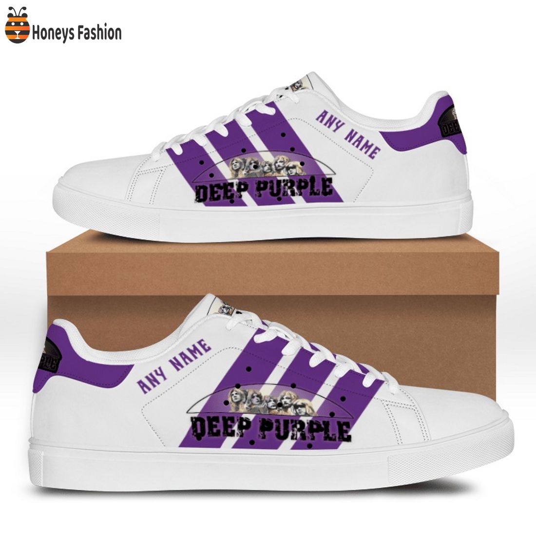 Deep Purple custom name ver 3 stan smith adidas shoes
