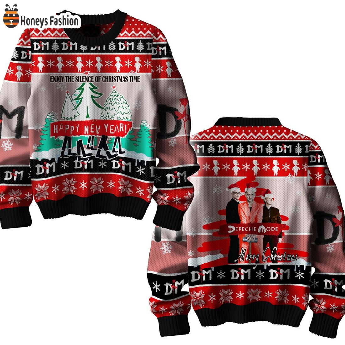Depeche Mode Happy New Year Ugly Christmas Sweater