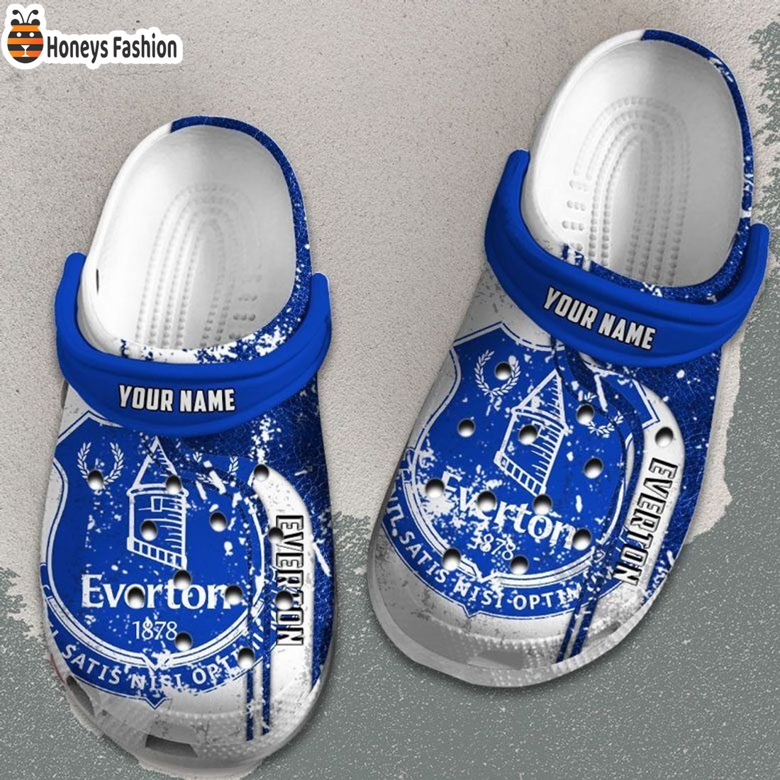 EPL Everton Custom Name Crocs Clog Shoes