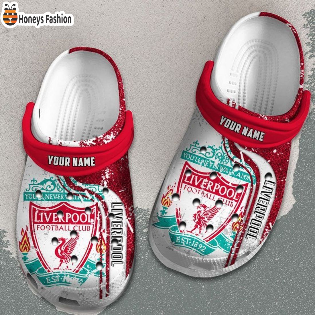 EPL Liverpool Custom Name Crocs Clog Shoes