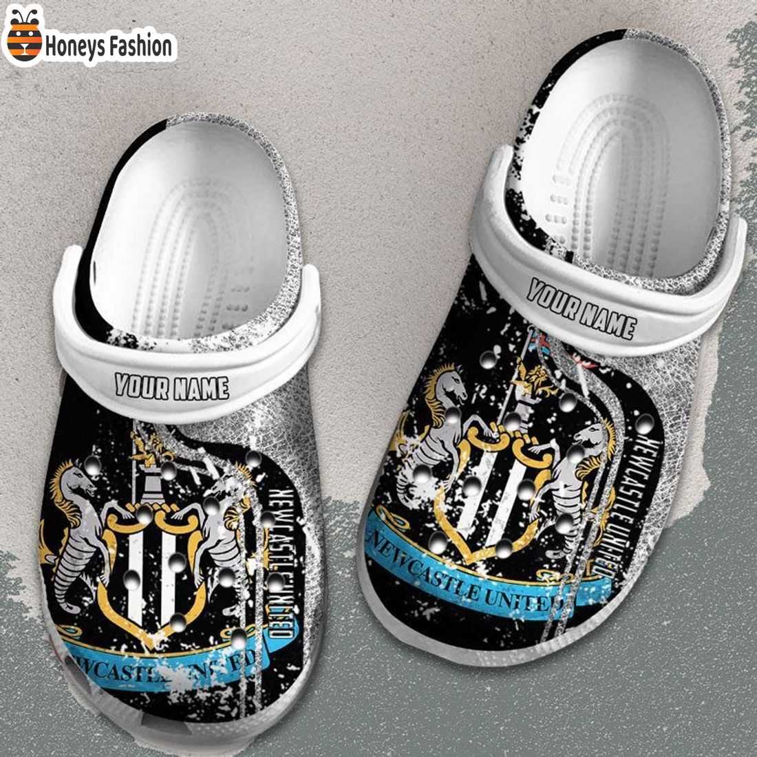 EPL Newcastle United Custom Name Crocs Clog Shoes