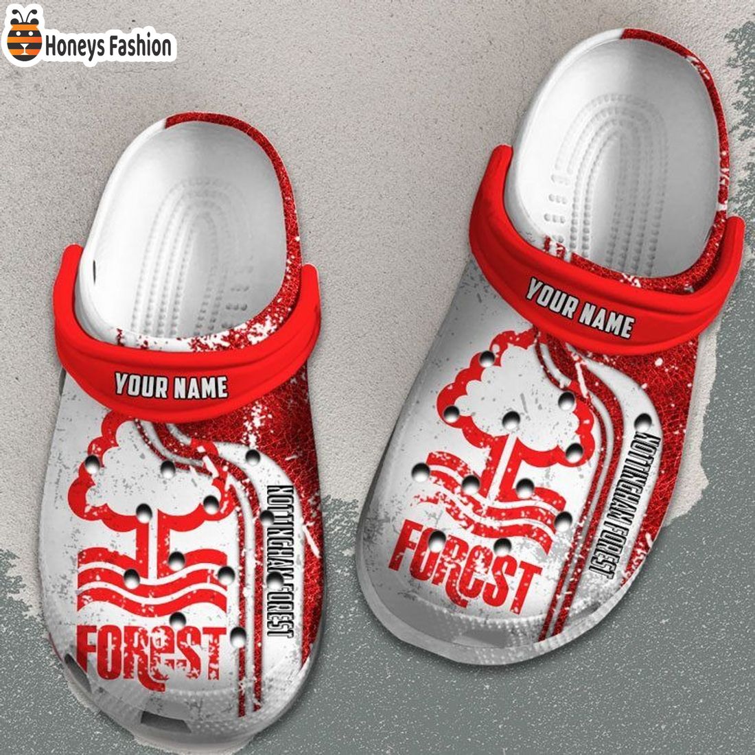 EPL Nottingham Forest Custom Name Crocs Clog Shoes