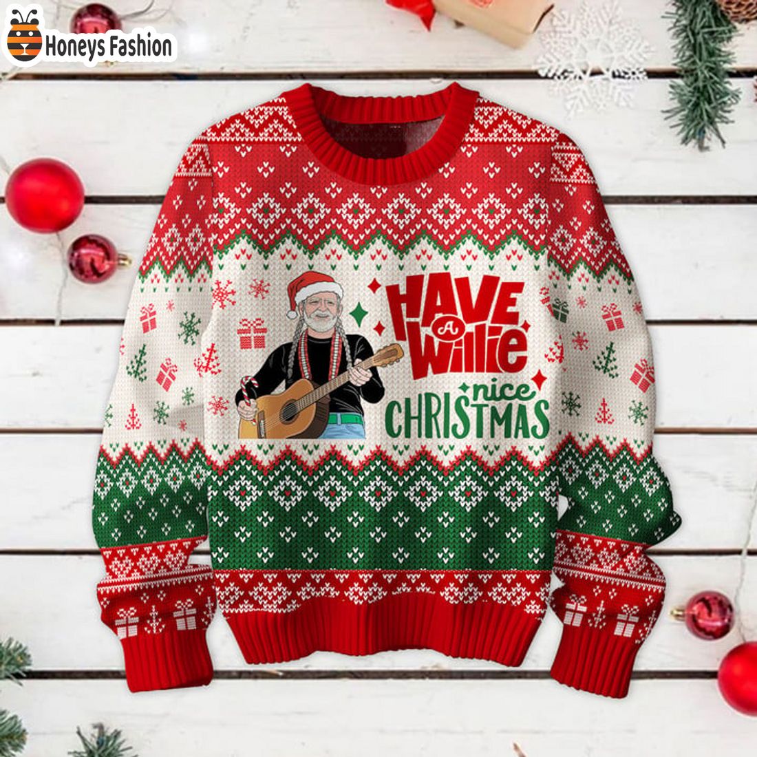 HOT Have A Willie Nice Day Ugly Christmas Sweater