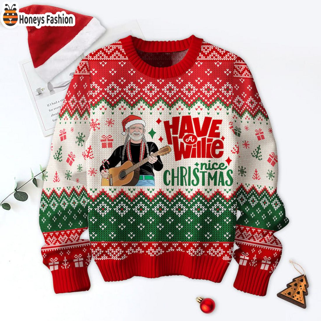 HOT Have A Willie Nice Day Ugly Christmas Sweater