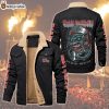 HOT Iron Maiden Live To Fly Fly To Live Fleece Leather Jacket