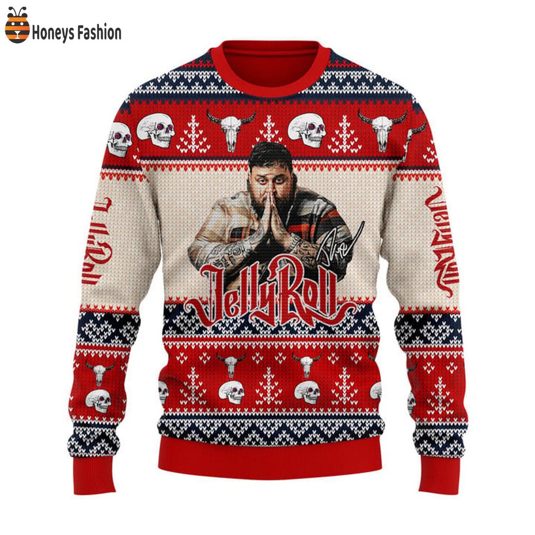 HOT Jelly Roll Somebody Save Me Ugly Christmas Sweater