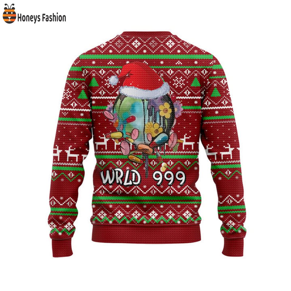 HOT Juice Wrld 999 Merry Xmas Ugly Christmas Sweater