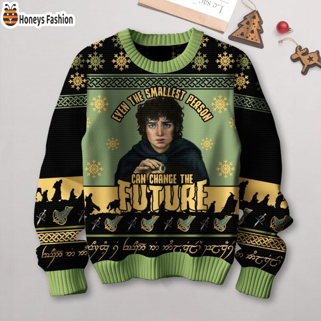 HOT LOTR Even The Smallest Person Can Change The Future Ugly Christmas Sweater