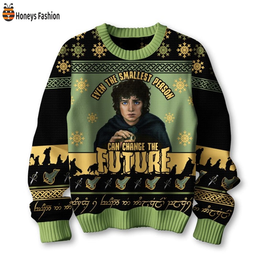 HOT LOTR Even The Smallest Person Can Change The Future Ugly Christmas Sweater