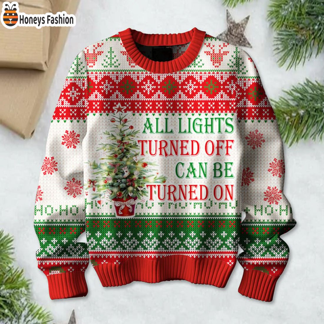 HOT Noah Kahan All Light Turned Off Can Be Can Be Turned On Ugly Christmas Sweater