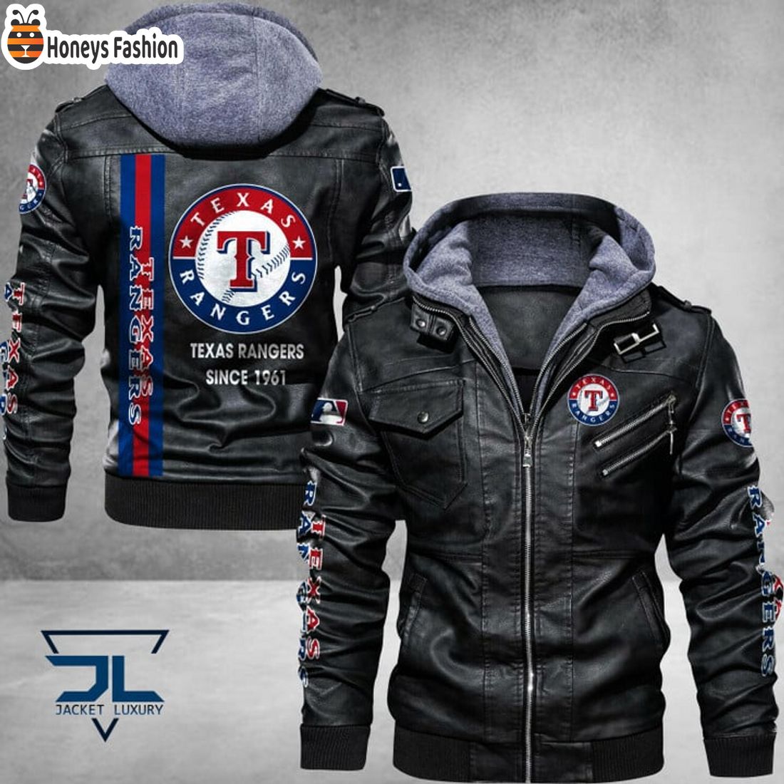 HOT Texas Rangers MLB Luxury Leather Jacket