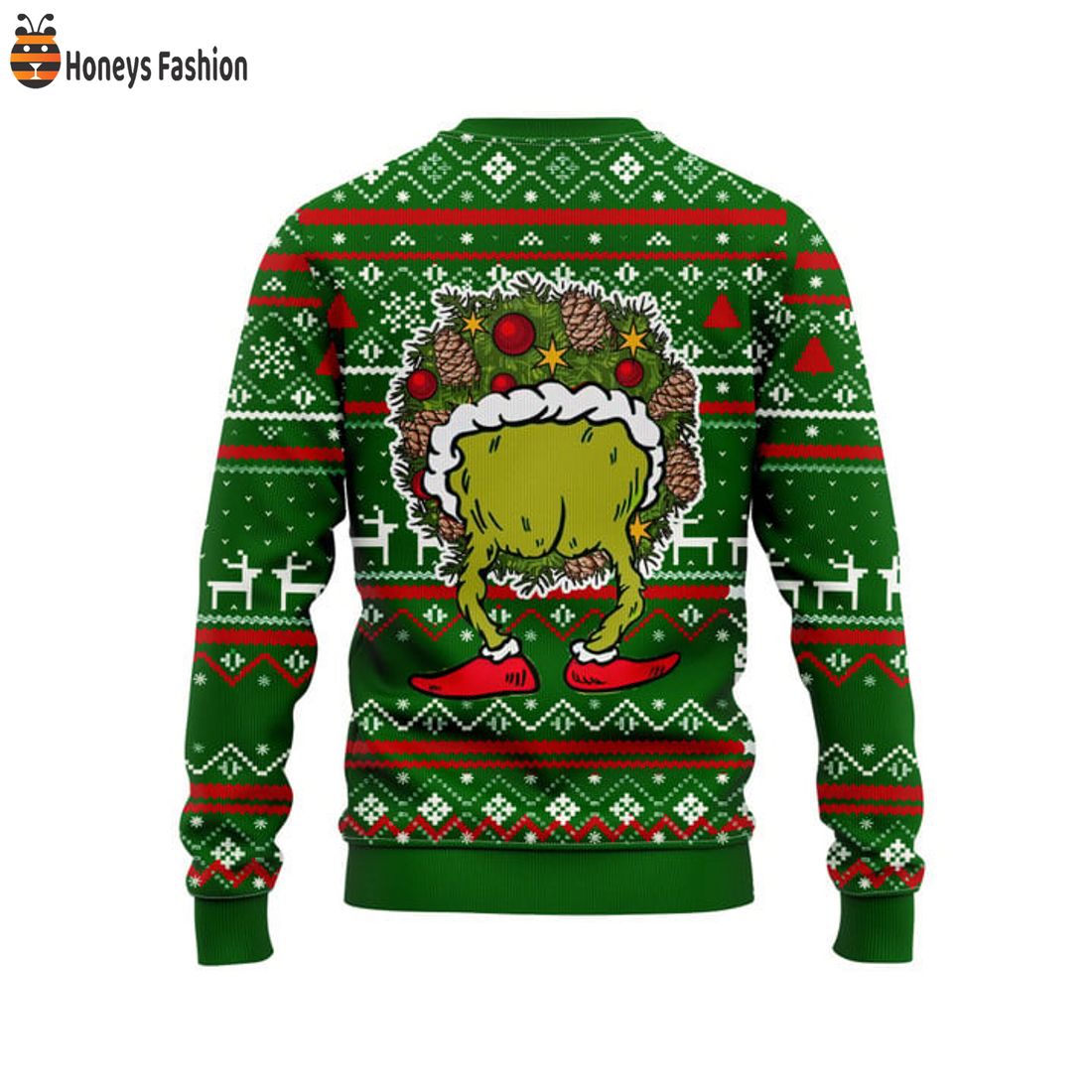 HOT The Grinch Santa Hat In My Grinchy Era Ugly Christmas Sweater