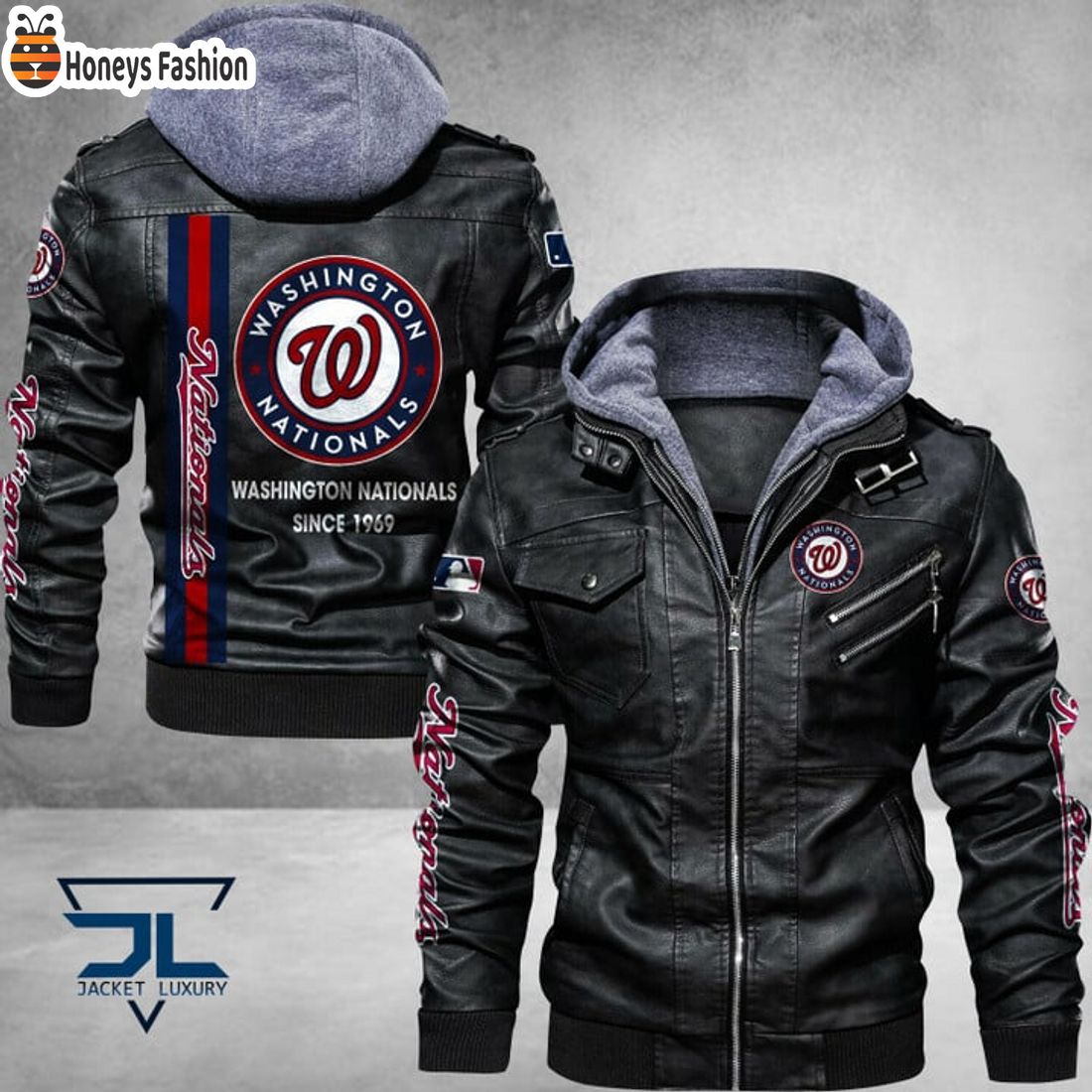 HOT Washington Nationals MLB Luxury Leather Jacket