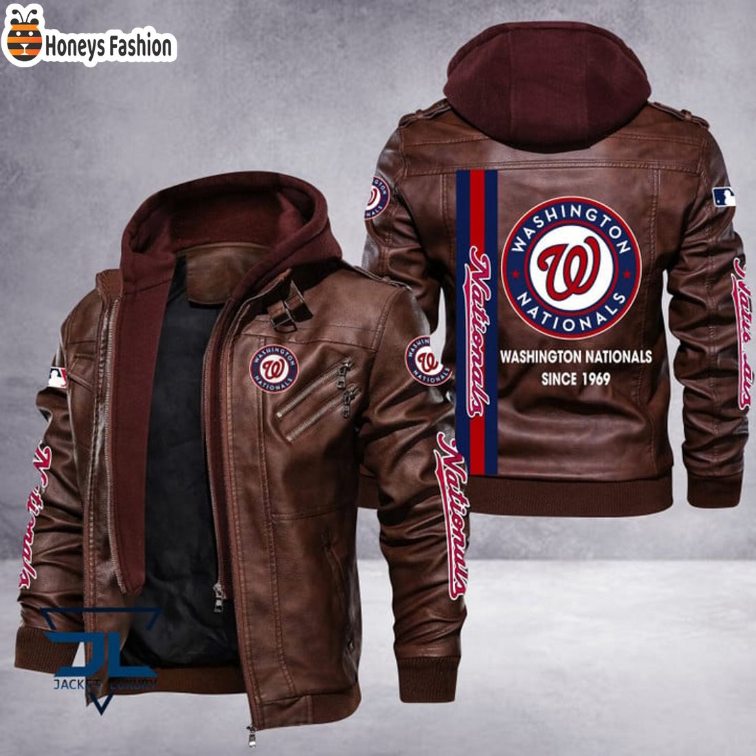 HOT Washington Nationals MLB Luxury Leather Jacket