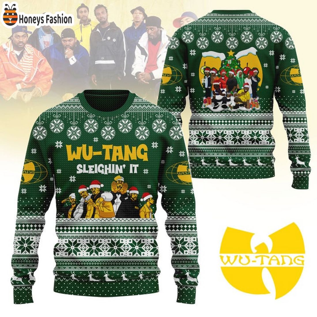 HOT Wu Tang Clan Sleighin’t It Ugly Christmas Sweater