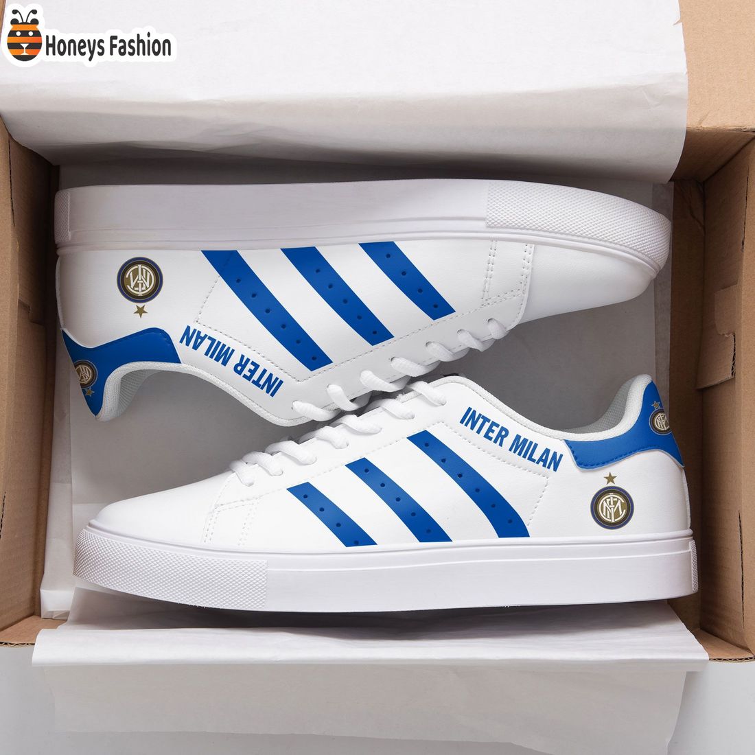 Inter Milan Adidas Stan Smith Trainers